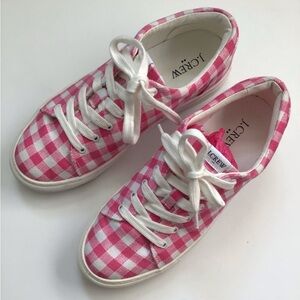 J CREW GINGHAM ROAD TRIP SNEAKERS